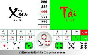Chiến thuật đánh Tài Xỉu online an toàn